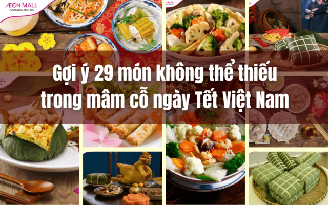 mâm cỗ Tết truyền thống